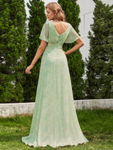 EVER-PRETTY Simple And Elegant V-Neck Bridesmaid Dress For Women